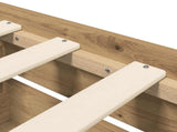 Bed Frame with Storage Artisian Oak 80 x 200 cm Engineered Wood 3429612