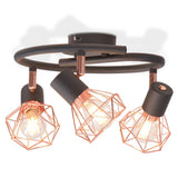 Ceiling Lamp with 3 LED Filament Bulbs 12 W 244395