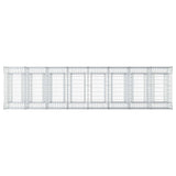 Gabion Raised Bed 4 pcs Silver 3422228