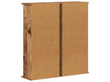 CD Cabinet 2 pcs Old Wood 32 x 17 x 92 cm Engineered Wood 8012759
