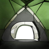 Camping Tent Dome 4-Person Green Waterproof 94349