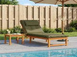 Sunlounger Cushion GEMERT 100% Polyester Olive Green 947514