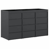 Wheelie Bin Storage for 3 Bins Anthracite 204 x 77.5 x 121.5 cm 3394744