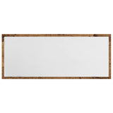 LED Bathroom Mirror Old Wood 100x8.5x37 cm Engineered Wood 856275