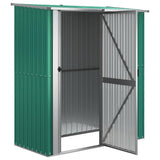 Garden Shed Green 180.5x97x209.5 cm Galvanised Steel 150903