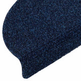 Stair Mats Self-adhesive 30 pcs 56x17x3 cm Navy Half Round 3365689