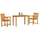Garden Dining Set 3 pcs Brown Solid Acacia Wood 3375636