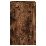 ZNTS Plant Stands 2 pcs Smoked Oak 30x30x50 cm Engineered wood 852919