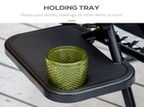 Zero Gravity Lounger Chair, Folding Reclining Patio Chair with Shade Cover, Padded Seat, Cup Holder, T3398P323989