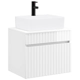 Bathroom Furniture Set High Gloss White Engineered Wood 3404294