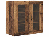 Highboard with Drawer 2 pcs Old Wood Engineered Wood 3415767