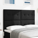 Headboard Height Adjustable with Headboard Black 140 cm Fabric 3337823