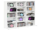 CD Cabinet White 96 x 23.5 x 97.5 cm Engineered Wood 8012666