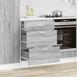 Kitchen Base Cabinet Lyon Grey Sonoma Engineered Wood 854255