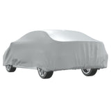 Car Cover for Sedan with Buckle Straps Full Silver L 4008927