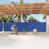 Retractable Side Awning Blue 180x1200 cm 318076