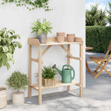 Potting Table Natural 75 x 40 x 90 cm Solid pine wood 4012187