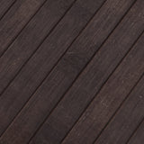 Rug Rectangular Dark Brown100x500 cm Bamboo 376965