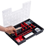 Assortment Boxes 5 pcs with Adjustable Dividers 385x283x50 mm Plastic 146273