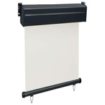 Balcony Side Awning 65x250 cm Cream 48401