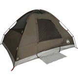 Camping Tent Dome 2-Person Brown Waterproof 4009640