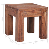 Coffee Table 30x30x30 cm Solid Mahogany Wood 283919
