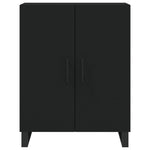 Highboard Black 69.5x34x180 cm Engineered Wood 3189278