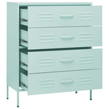 Chest of Drawers Mint 80x35x101.5 cm Steel 336203