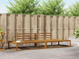 Outdoor Sofa Set Natural Solid Acacia Wood 3368122
