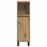 Bathroom Cabinet Artisan Oak 30x30x100 cm Engineered Wood 857212