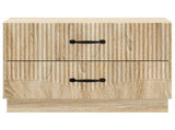 Bedside Cabinet Sonoma Oak 62 x 34.5 x 44.5 cm Engineered Wood 895237