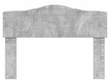 Headboard Concrete Grey Engineered wood 888719