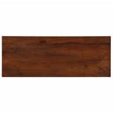 Table Top 70x40x3.8 cm Rectangular Solid Wood Reclaimed 371241