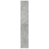 Bookcase Concrete Grey 60x24x143 cm Engineered Wood 857815