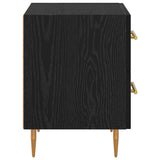 Bedside Cabinet Black Oak 40 x 35 x 47.5 cm Engineered Wood 881999