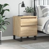ZNTS Bedside Cabinet Sonoma Oak 40x35x50 cm Engineered Wood 830690
