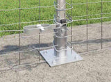 Fence Post 7 pcs Silver Steel 42004316
