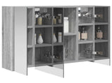 Bathroom Mirror Cabinet Grey Sonoma 60 x 14.5 x 50 cm 889076