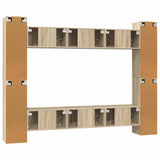10 Piece TV Cabinet Set Sonoma Oak Engineered Wood 3078967