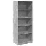 Wardrobe Concrete Grey 80x50x200 cm Engineered Wood 3307723