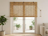 Roller Blind Brown 140 x 220 cm Reed 42034662