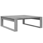 ZNTS Coffee Table Grey Sonoma 100x100x35 cm Engineered Wood 816000