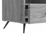 TV Cabinet Grey Sonoma 102 x 34.5 x 50 cm Engineered Wood 895601
