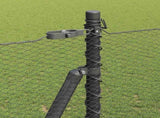 Welded Wire Fence with Concrete Base 10 x 1.4 m 3353629