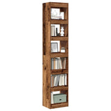 Book Cabinet/Room Divider Old Wood 40x30x198 cm 856812