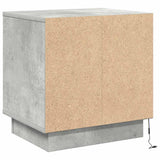 Bedside Cabinet 2 pcs Concrete Grey 44 x 34.5 x 45 cm 869569