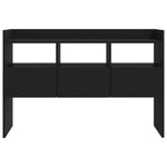 ZNTS Sideboard Black 105x30x70 cm Engineered Wood 808378