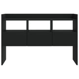 ZNTS Sideboard Black 105x30x70 cm Engineered Wood 808378