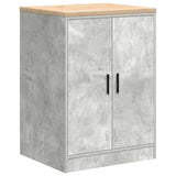 Garage Cabinets 2 pcs Concrete Grey Engineered Wood 3328308