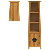 2 Piece Bathroom Furniture Set Solid Wood Pine 3223460